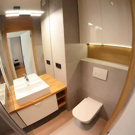 Apartment Amazing New In Cracows City Center, Ac, Balcony, Top Floor! Krakow